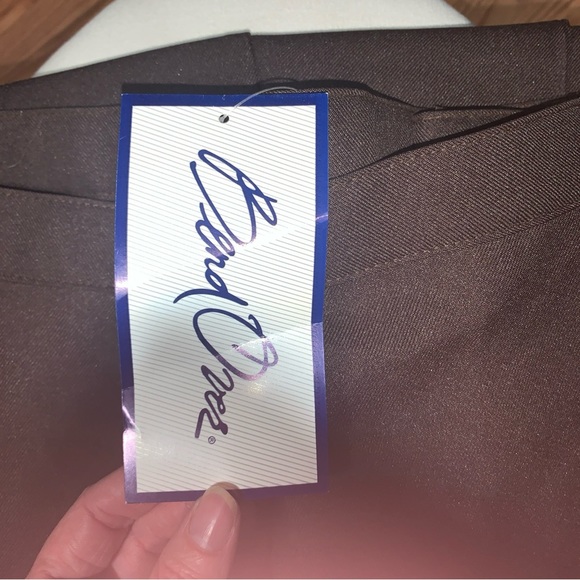 Vintage Womens Bend Over By Levi’s Short Sleeve Pant Suit Brown Size 18P/ Large - Picture 9 of 16